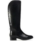 Geox D Felicity Leren Dames Zwarte Laarzen