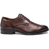 Pikolinos Heren Bristol bruin leren loafers (40), Leer, Plat, Veters, Casual M7J-4187