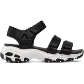 SKECHERS Wandelsandalen zwart / wit