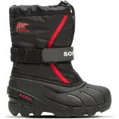 Sorel Children Flurry Boot Black Bright Red-Schoenmaat 27