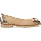 Tamaris Ballerina donkerbeige / brons