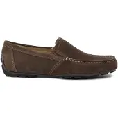 Geox heren mocassins, model U Moner V, kleur koffie, maat 42 EU