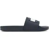 Tommy Hilfiger Muiltjes 'Essential' marine / vuurrood / wit