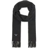 Barbour Plain Lambswool Scarf Charcoal Grey