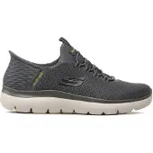 SKECHERS Sneakers laag 'Slip-Ins Summits - High Range' donkergrijs