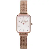 Daniel Wellington DAMESHORLOGE Quadro Lumine Pressed Piano 20mm DW00100580 + DOOS (zw519c)
