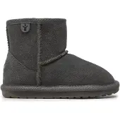 Emu australia Teddyboots - Wallaby Mini - Holzkohle - - 33/34 - Teddyboots