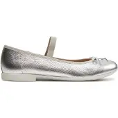 Geox PLIE MEISJES Ballerina's - ZILVER - Maat 39