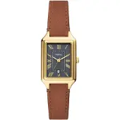 Fossil Analoog horloge 'RAQUEL' bruin / goud / zwart