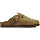 Scholl Klomp Women Fae Suede Sp Khaki-Schoenmaat 36