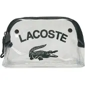 Lacoste Toilettas Double Make Up Pouch Transparent Sinople Transparant