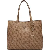 GUESS Handtas 'MERIDIAN II GIRLFRIEND TOTE' donkerbeige / lichtbruin