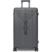 GUESS trolley Olbia Shell Trunk Gunmetal donkergrijs 73cm
