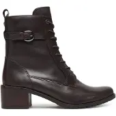 Caprice Veterlaarsjes chocoladebruin