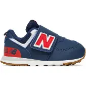New Balance Sneakers '574' marine / donkerrood / wit