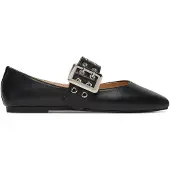 Steve madden Ballerina met riempjes zwart