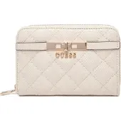 GUESS portemonnee Idra SLG Medium Zip Around Wallet Stone crème