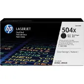 HP 504X Tonercartridges Colour LaserJet origineel - Hoge Capaciteit - 2 x 10.500 pagina's - Verpakking van 2 - Zwart