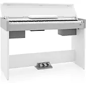 Gear4Music DP-7 Compact Digital Piano by White & Grey