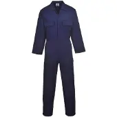 Portwest Euro-werkoverall van polyester-katoen, blauw, lang, maat 4XL