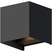 Calex Buiten Up/Downlighter Bari | 7W 400Lm 3000K | 830 | IP54 | Zwart