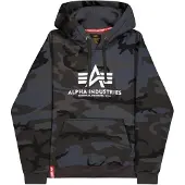 Alpha industries Sweatshirt 'Basic Camo' zwart