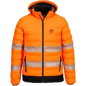 Portwest S5 Hi-vis Ultrasonisch Verwarmd Tunnel Jack S548 | Maat: XL