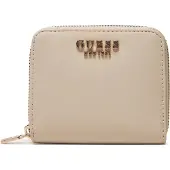GUESS Portemonnee Laurel SLG Small Zip Around Wallet Bone Crème