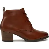 Tamaris Veterlaarsjes cognac