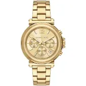 Michael Kors Dameshorloge - - MK7493 - Gouden Roestvrij Staal - Waterdicht 5 ATM - Quartz