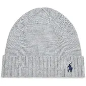Ralph Lauren Mütze - Wolle - Grau Meliert - - 43 cm - Mützen