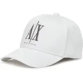 Armani Exchange Heren Baseballpet wit (OSFA), Casual, Katoen XM000811AF13343U0009