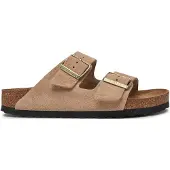 Birkenstock arizona suède sandcast platte sandalen unisex