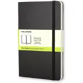 Moleskine pocket notitieboek blanco hard cover zwart