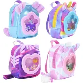 Real Littles Liquid Charms mini Rugtasjes met 6 accessoires
