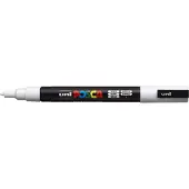 Taidepiste acrylmarker - fijn PC-3M - 0,9-1,3 mm - wit