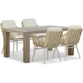 Coco Antoni/Brighton 165 cm dining tuinset 5-delig