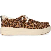HeyDude Sneaker Women Wendy Nova Classic Tan Leopard-Schoenmaat 42