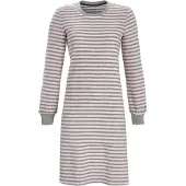 Ringella Badstoffen nachthemd roze grijs | Maat 52
