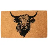 Mars & More Deurmat Kokos handgeweven hooglander 75cm