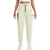 Nike Broek 'TCH FLC' lichtbeige / zwart