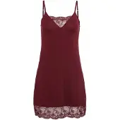 JOOP! Nachthemd 'Beautiful Chemise' donkerrood
