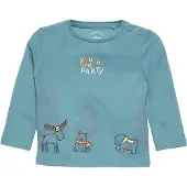 s.Oliver Shirt cyaan blauw / brokaat / zwart / wit