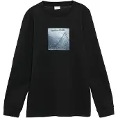 s.Oliver Shirt smoky blue / basaltgrijs / lichtgrijs / zwart