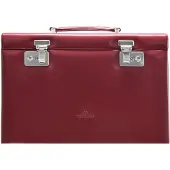 Windrose Sieraden-bewaring 'Merino' rood