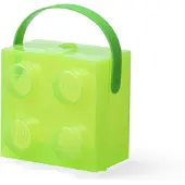 LEGO Opbergbox Met Handvat Translucent Light Green