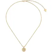 GUESS Ketting 'L.O.V.E.' goud / transparant