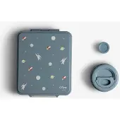Citron Lunchdoos Met Thermische Food Jar | Dusty Blue