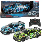 Toi-Toys rally race auto met licht - afstandsbediening speelgoedauto.
