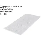 Dutch House Gaeta badmat 50x80cm wit wit Microvezel Badkamermat